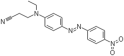 结构式 CAS# 31482-56-1, 分散橙 25; 溶剂橙 105; 4-[N-(2-氰乙基)-N-乙基氨基]-4'-硝基偶氮苯