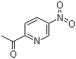 structure of CAS# 31557-75-2, 1-(5-Nitropyridin-2-yl)ethanone