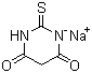 结构式 CAS# 31645-12-2, 2-硫代巴比妥酸钠盐; 4,6-二羟基嘧啶-2-硫化钠