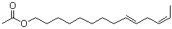 结构式 CAS# 31654-77-0, (9E,12Z)-9,12-十四碳二烯-1-醇乙酸酯