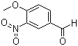 structure of CAS# 31680-08-7, 4-Methoxy-3-nitrobenzaldehyde;3-Nitro-p-anisaldehyde