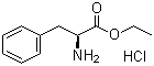 Ethyl L-phenylalaninate hydrochloride molecular structure (CAS 3182-93-2)