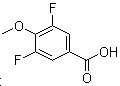 结构式 CAS# 319-60-8, 3,5-二氟-4-甲氧基苯甲酸