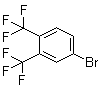 structure of CAS# 320-29-6, 3,4-Bis(trifluoromethyl)bromobenzene