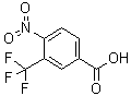 4-Nitro-3-(trifluoromethyl)benzoic acid molecular structure (CAS 320-38-7)