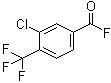 3-Chloro-4-(trifluoromethyl)benzoyl fluoride molecular structure (CAS 320-62-7)