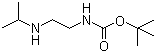 结构式 CAS# 320580-88-9, 2-(异丙基氨基)乙基氨基甲酸叔丁酯