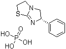 结构式 CAS# 32093-35-9, 磷酸左旋咪唑; 左旋咪唑碱磷酸盐