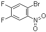 structure of CAS# 321-17-5, 2-Bromo-4,5-difluoronitrobenzene;1-Bromo-4,5-difluoro-2-nitrobenzene