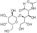 structure of CAS# 32181-59-2, N-Acetyllactosamine;O-beta-D-Galactopyranosyl-(1→4)-2-deoxy-2-acetamido-D-glucose