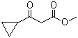 structure of CAS# 32249-35-7, Methyl 3-cyclopropyl-3-oxopropionate;3-Cyclopropyl-3-oxopropanoic acid methyl ester; Methyl 3-cyclopropyl-3-oxopropanoate; 3-Cyclopropyl-3-oxopropionic acid methyl ester