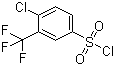 structure of CAS# 32333-53-2, 4-Chloro-3-(trifluoromethyl)benzenesulfonyl chloride