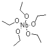 Pentakis(ethoxy)niobium molecular structure (CAS 3236-82-6)