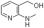 structure of CAS# 32399-12-5, 2-(Methylamino)pyridine-3-methanol;[2-(Methylamino)-3-pyridyl]methanol