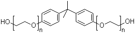 structure of CAS# 32492-61-8, Ethoxylated Bisphenol A;Bisphenol A ethoxylate