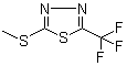 结构式 CAS# 32539-16-5, 2-(甲硫基)-5-(三氟甲基)-1,3,4-噻二唑