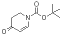 结构式 CAS# 325486-45-1, 1,4,5,6-四氢-4-氧代吡啶-1-羧酸叔丁酯