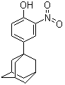 结构式 CAS# 32599-84-1, 4-(1-金刚烷基)-2-硝基苯酚