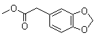 结构式 CAS# 326-59-0, 1,3-苯并二恶茂-5-乙酸甲酯