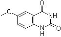 结构式 CAS# 32618-84-1, 6-甲氧基-2,4(1H,3H)-喹唑啉二酮
