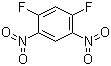 structure of CAS# 327-92-4, 1,5-Difluoro-2,4-dinitrobenzene