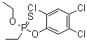 结构式 CAS# 327-98-0, 壤虫磷; 毒壤磷