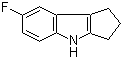 结构式 CAS# 327021-84-1, 7-氟-1,2,3,4-四氢环戊烷并[b]吲哚