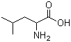 结构式 CAS# 328-39-2, DL-亮氨酸; DL-白氨酸; DL-2-氨基-4-甲基戊酸