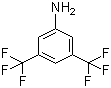 structure of CAS# 328-74-5, 3,5-Bis(trifluoromethyl)aniline;3,5-Di(trifluoromethyl)aniline; alpha,alpha,alpha,alpha',alpha',alpha'-Hexafluoro-3,5-xylidine