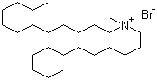 Didodecyldimethylammonium bromide molecular structure (CAS 3282-73-3)