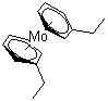 structure of CAS# 32877-00-2, Bis(ethylphenyl)molybdenum;Bis[(1,2,3,4,5,6-eta)-ethylbenzene]molybdenum