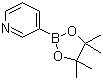 结构式 CAS# 329214-79-1, 3-吡啶硼酸频哪醇酯; 3-吡啶硼酸片呐酯