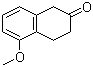 结构式 CAS# 32940-15-1, 5-甲氧基-2-萘满酮