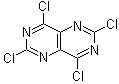 structure of CAS# 32980-71-5, 2,4,6,8-Tetrachloropyrimido[5,4-d]pyrimidine;NSC 96654; Tetrachloropyrimido[5,4-d]pyrimidine