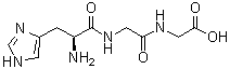 L-Histidylglycylglycine molecular structure (CAS 32999-80-7)