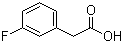 3-Fluorophenylacetic acid molecular structure (CAS 331-25-9)