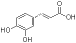 Caffeic acid molecular structure (CAS 331-39-5)