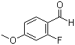 结构式 CAS# 331-64-6, 2-氟-4-甲氧基苯甲醛