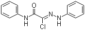 structure of CAS# 33101-93-8, 2-Oxo-N-phenyl-2-(phenylamino)ethanehydrazonoyl chloride;1-(Phenylhydrazone)oxaniloyl chloride