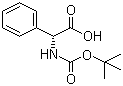 structure of CAS# 33125-05-2, Boc-D-Phenylglycine;Boc-D-Phg-OH