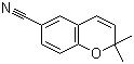 structure of CAS# 33143-29-2, 2,2-Dimethyl-2H-1-benzopyran-6-carbonitrile;2,2-Dimethyl-2H-chromene-6-carbonitrile; 6-Cyano-2,2-dimethyl-2H-benzo[b]pyran