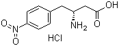 structure of CAS# 331763-78-1, (R)-3-Amino-4-(4-nitrophenyl)butyric acid hydrochloride;(betaR)-beta-Amino-4-nitrobenzenebutanoic acid hydrochloride