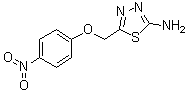 structure of CAS# 331818-28-1, 5-[(4-Nitrophenoxy)methyl]-1,3,4-thiadiazol-2-amine