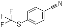 structure of CAS# 332-26-3, 4-(Trifluoromethylthio)benzonitrile