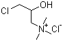 结构式 CAS# 3327-22-8, 3-氯-2-羟丙基三甲基氯化铵