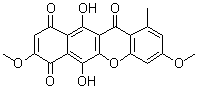 structure of CAS# 33390-21-5, Bikaverin;Lycopersin; NSC 215139