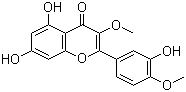 structure of CAS# 33429-83-3, Quercetin 3,4'-dimethyl ether;5,7,3'-Trihydroxy-3,4'-dimethoxyflavone; NSC 106970