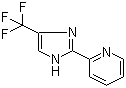 结构式 CAS# 33468-85-8, 2-(2-吡啶基)-4-三氟甲基咪唑; 2-(4-三氟甲基-1H-咪唑-2-基)吡啶