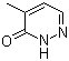 结构式 CAS# 33471-40-8, 4-甲基-3(2H)-哒嗪酮