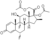 结构式 CAS# 33564-31-7, 醋酸双氟拉松